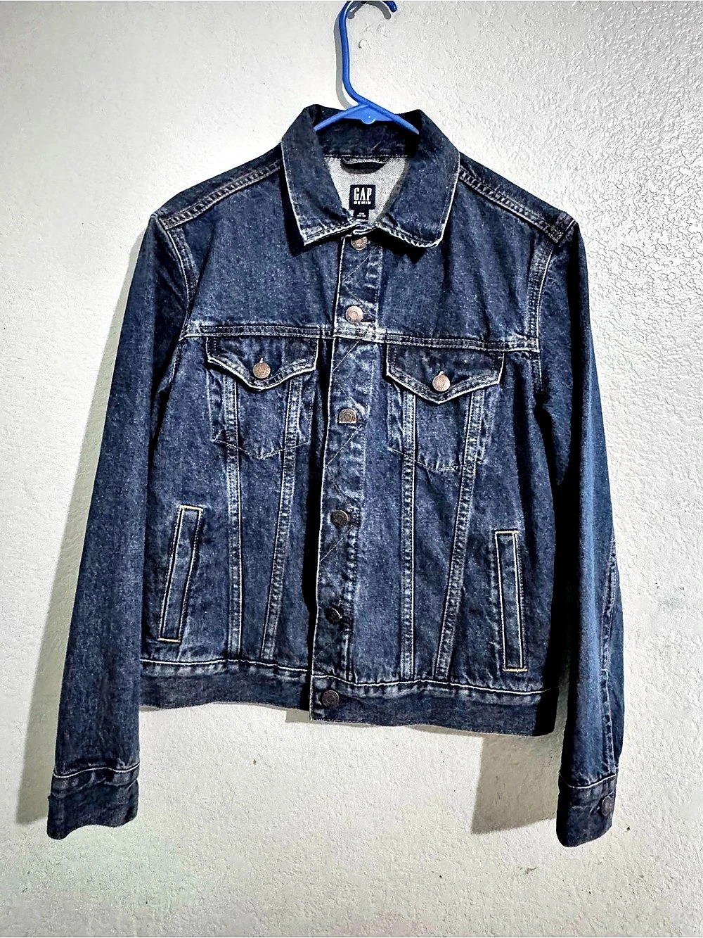 GAP Denim Jacket in Blue Size XXL